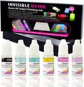 Blacklight Invisible UV Ink 6 Colors Set for Inkjet Printers - Bright