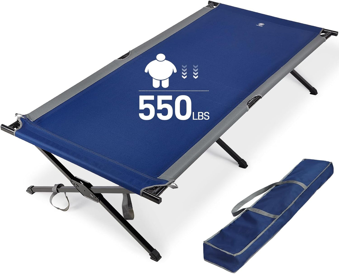 EVER ADVANCED Extra Wide Camping Cot for Adults - XXL Comfort