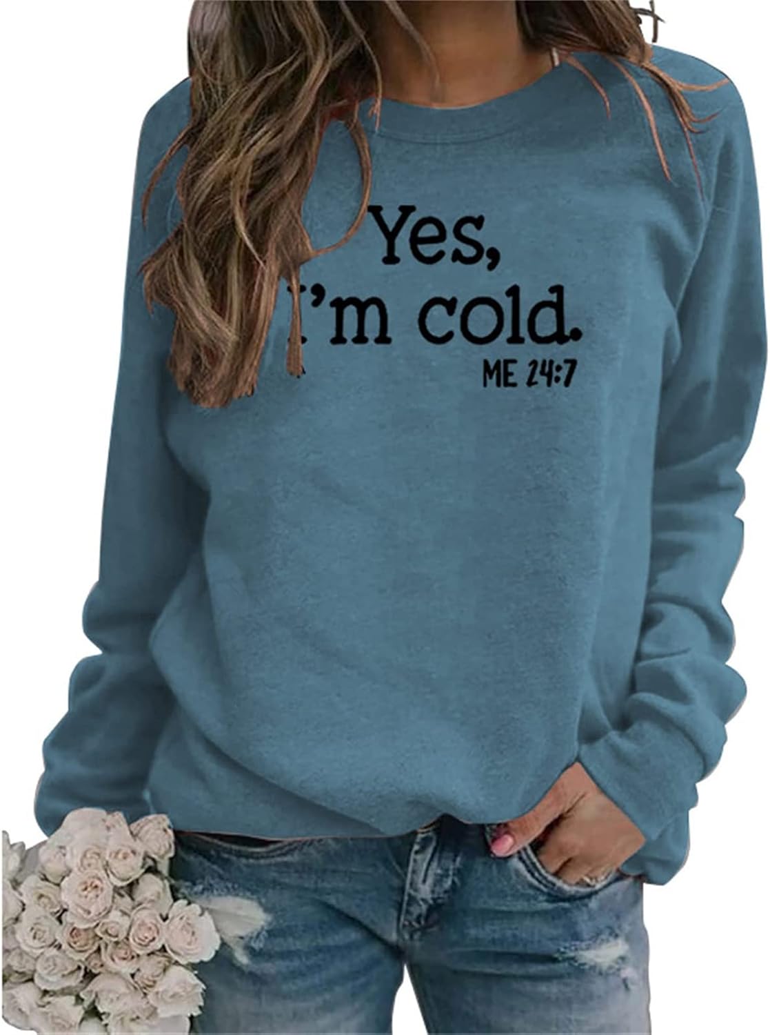 I'm Yes Cold Funny Sweatshirt - Casual Comfort!