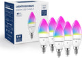 E12 Smart Light Bulbs 60W Equiv. - Color + Tunable White