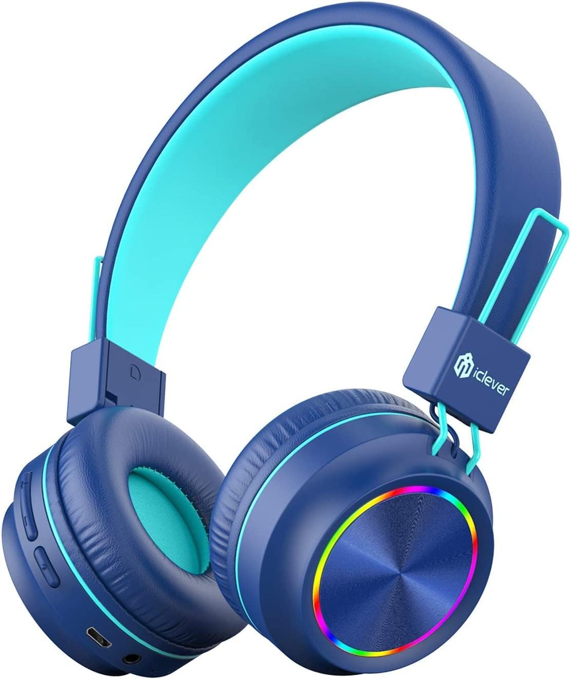 iClever Kids Bluetooth Headphones - 35H Playtime, Safe Volume