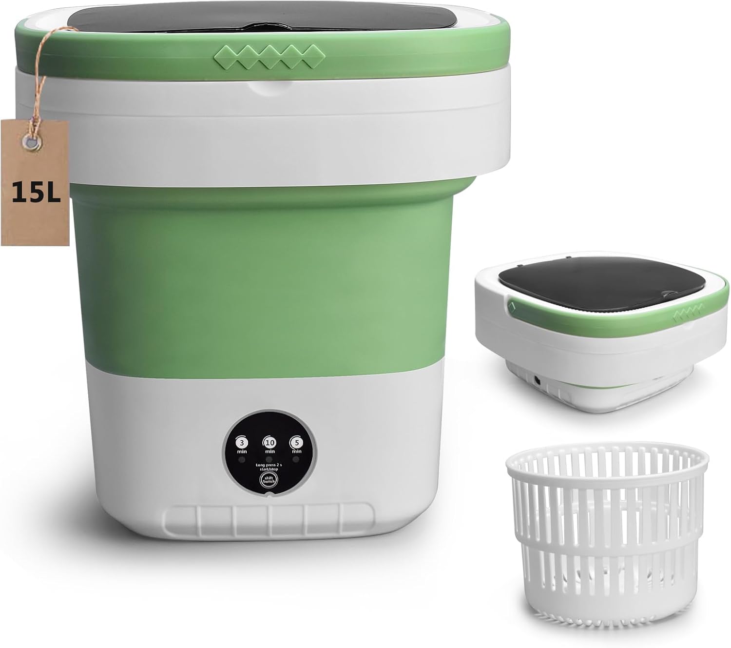 Compact 15L Mini Washer: Ideal for Small Loads