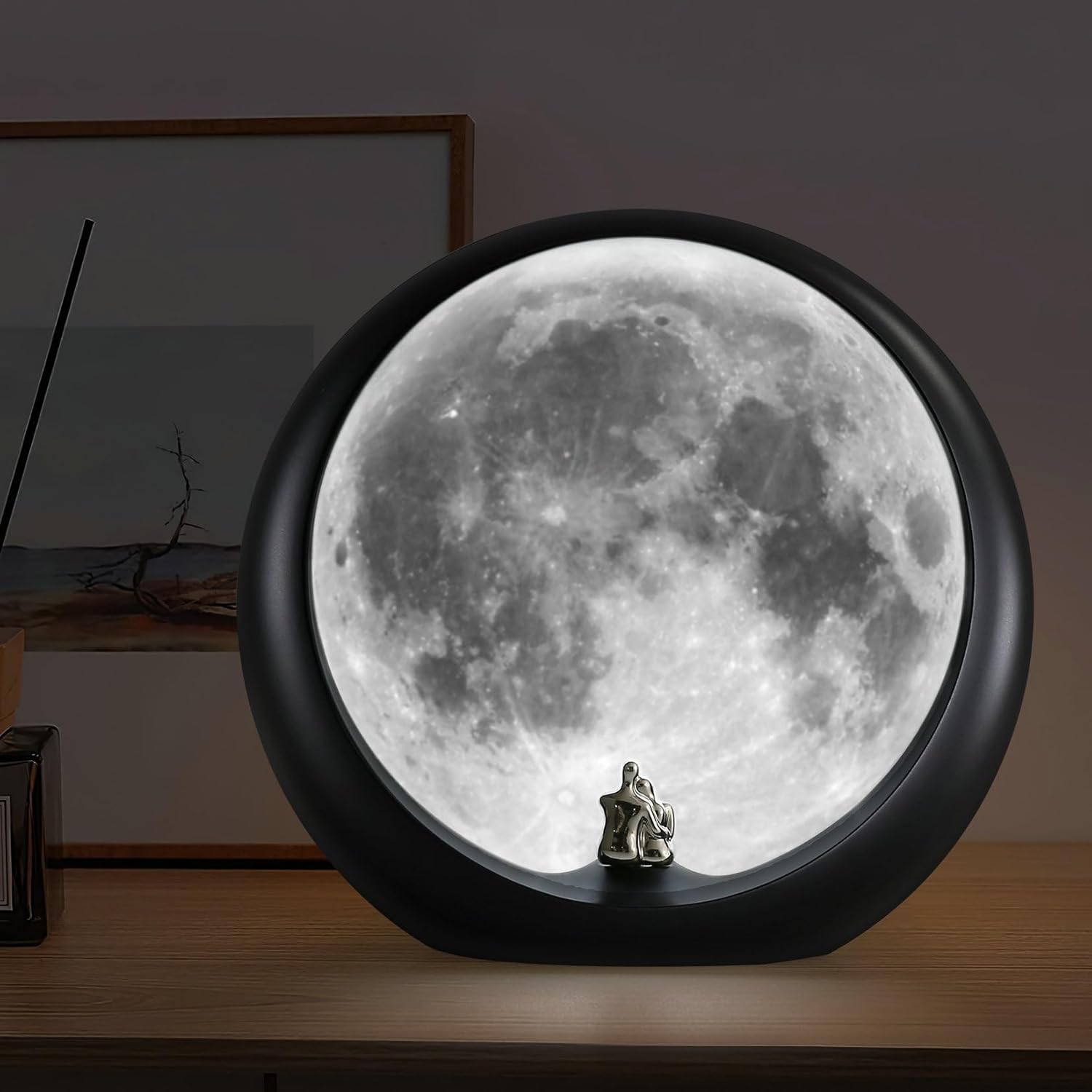 Mamre Supermoon Lamp Non-Rechargeable Night Light for Couples