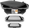 Collapsible BBQ Prep Tubs 3-Piece Set - Prep, Serve & Store
