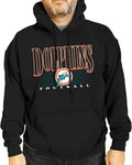 Miami Dolphins Overtime Blueprint Hooded Sweatshirt - Unisex