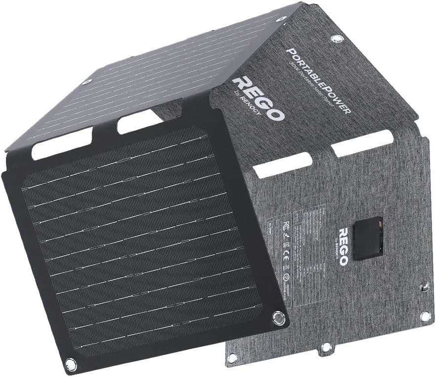 Renogy 30W Portable Solar Panel Charger for Outdoor Adventures