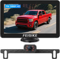 Backup Camera with IR Night Vision 7 in 1080P HD Monitor - Clear Rear