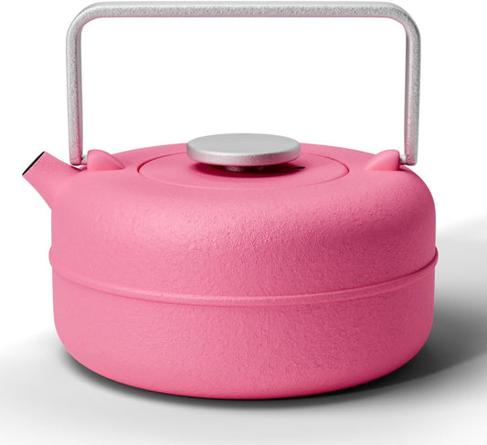 Toptier Cast Iron Teapot with Removable Infuser for Flavorful Tea