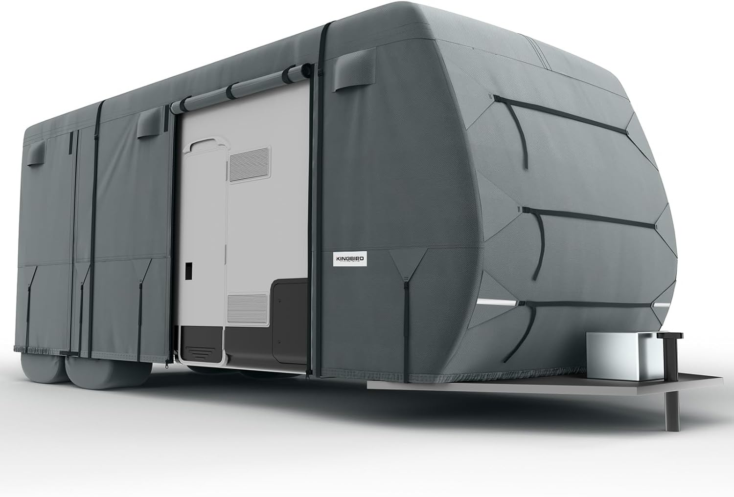 KING BIRD RV Cover for 22-24ft Trailers with Heavy Duty Protection