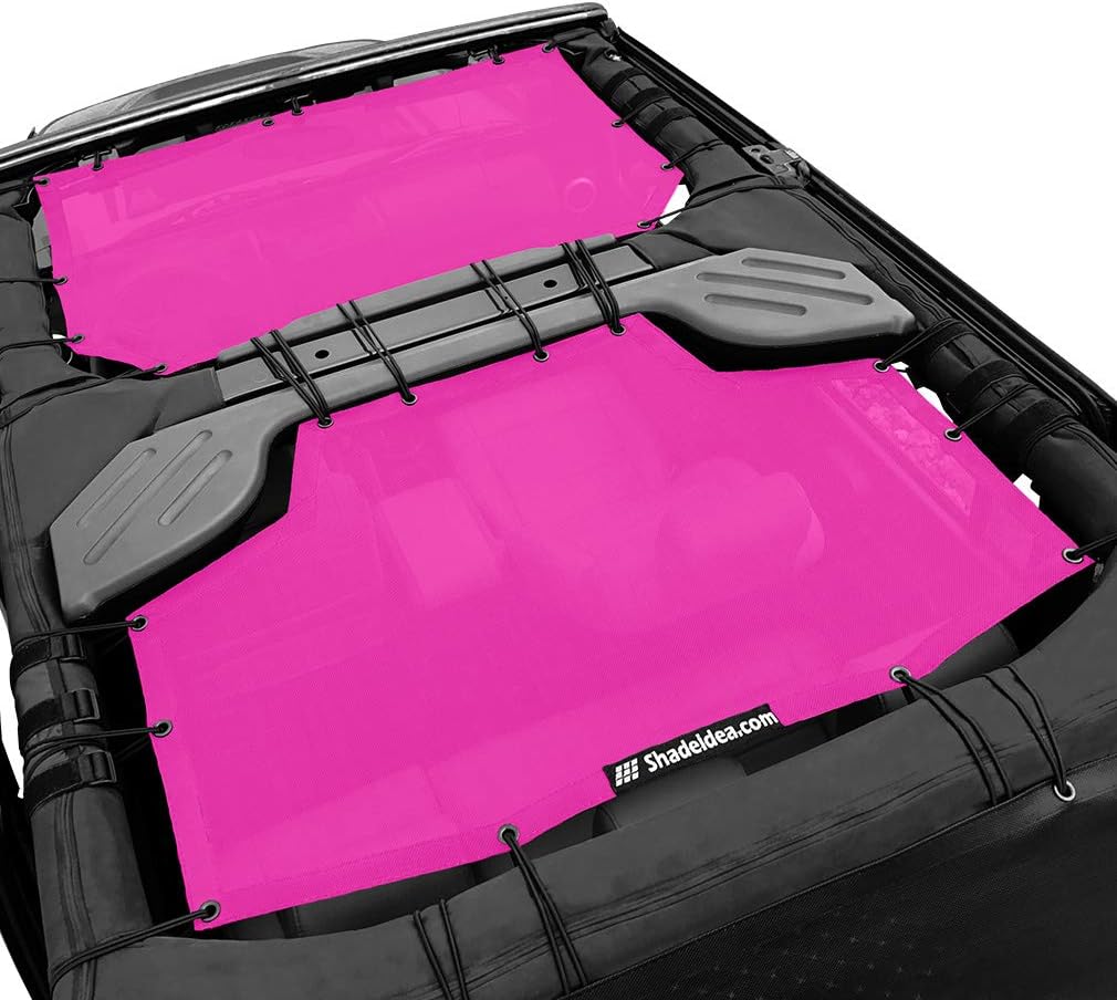 Shadeidea JK Sun Shade Top for Jeep Wrangler JKU - UV Blocker