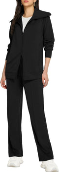 Women's 2 Piece Sweatsuit Set Lounge Outfit - Soft Travel Tracksuit