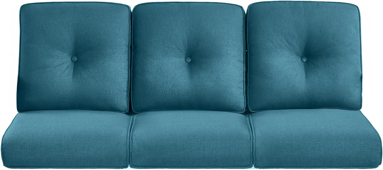 Pop Outdoor Cushions for Patio Couch Chairs Set of 3 - Comfy