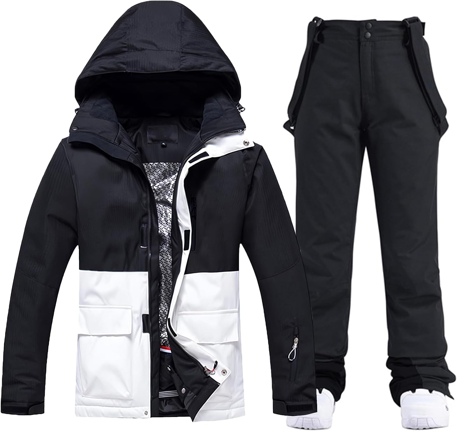RIUIYELE Women's Ski Jackets and Pants Set for Winter Sports