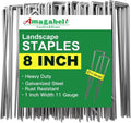 8 in 11-Gauge Galvanized Landscape Staples 300 Pack - Heavy Duty Hold