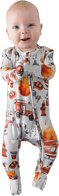 Convertible Baby Sleepers for Girls - Footless Pajamas with 2-Way
