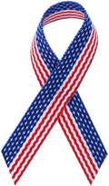 Support USA American Made 250 American Flag Fabric Awareness Ribbons