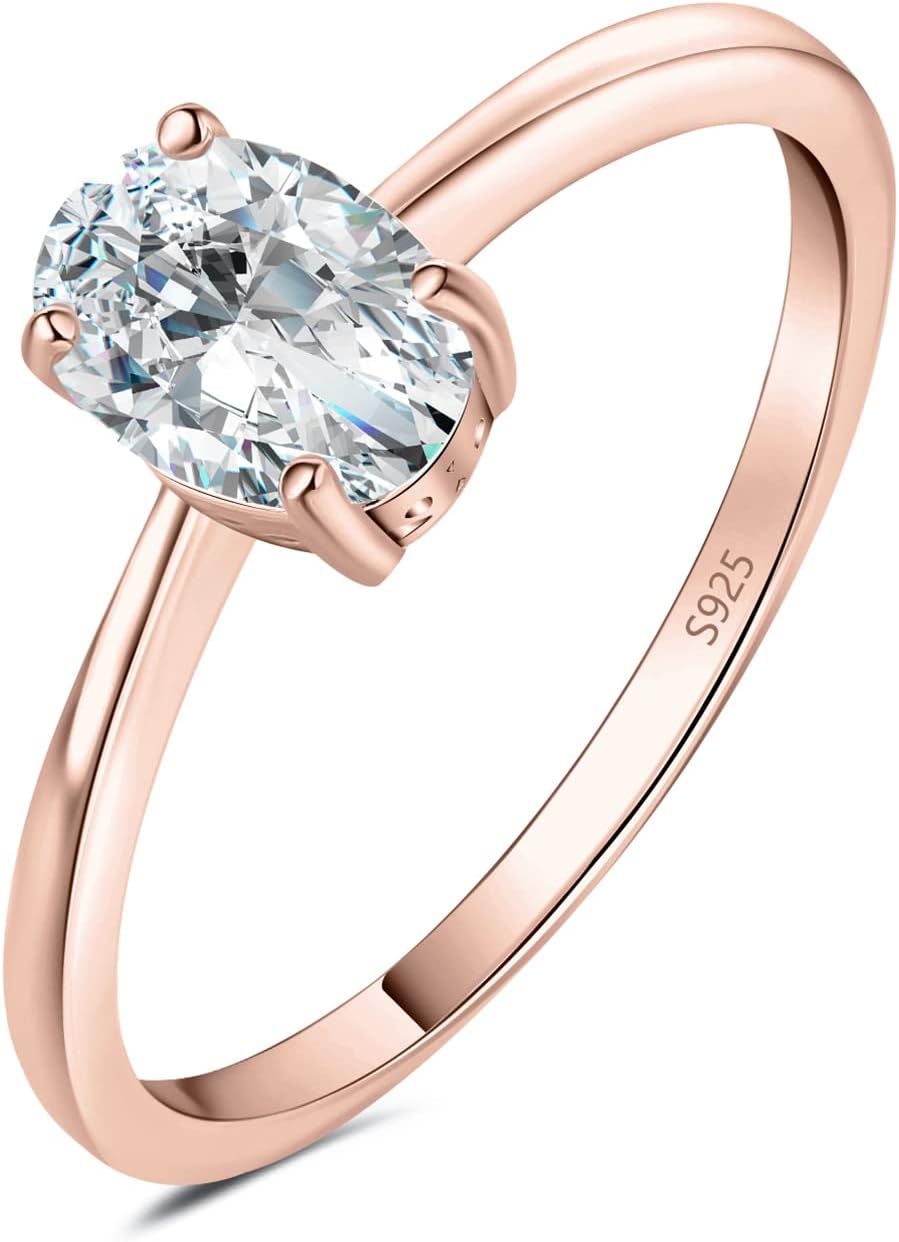Stunning 2ct Moissanite Solitaire Engagement Ring for Women