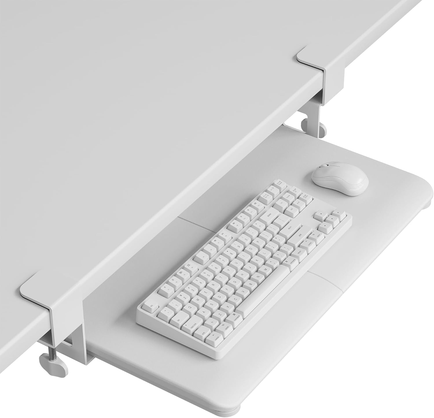 BONTEC Under Desk Keyboard Tray for Ergonomic Workspace Setup