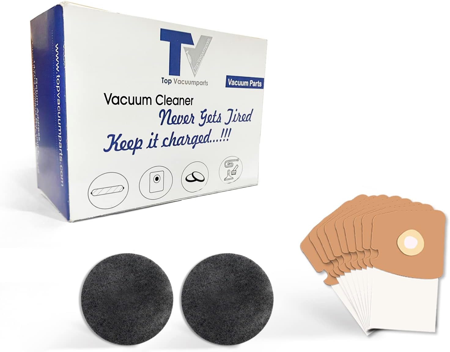 Eureka Style MM Dust Bags 9-Pack + 2 Foam Filters