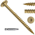 8 Inch Heavy-Duty Outdoor Deck Screws 50Pcs - Rust Resistant, High