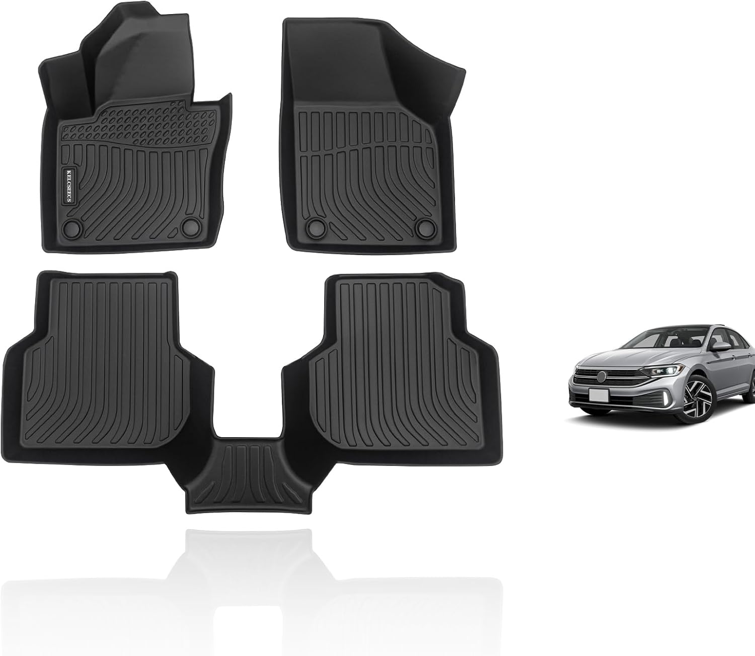 Custom All Weather Floor Mats for Volkswagen Jetta 2012-2018