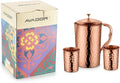 AVADOR Handcrafted 100% Pure Copper Jug Pitcher for Health