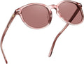 Polarized Sunglasses for Women Retro Round UV400 - Lightweight Acetate