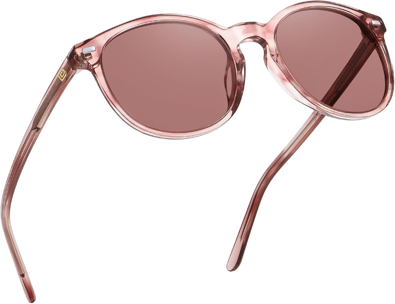 DUCO Polarized Sunglasses for Women Retro Round Classic Shades