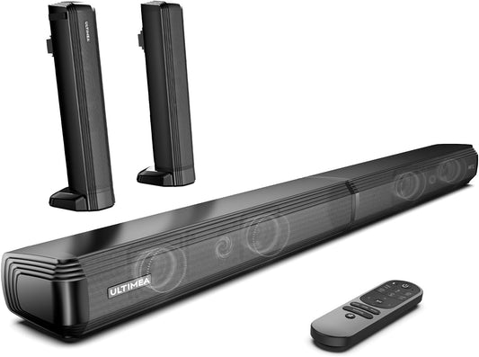ULTIMEA 2.2ch Sound Bar for TV with Detachable Design and EQ Modes