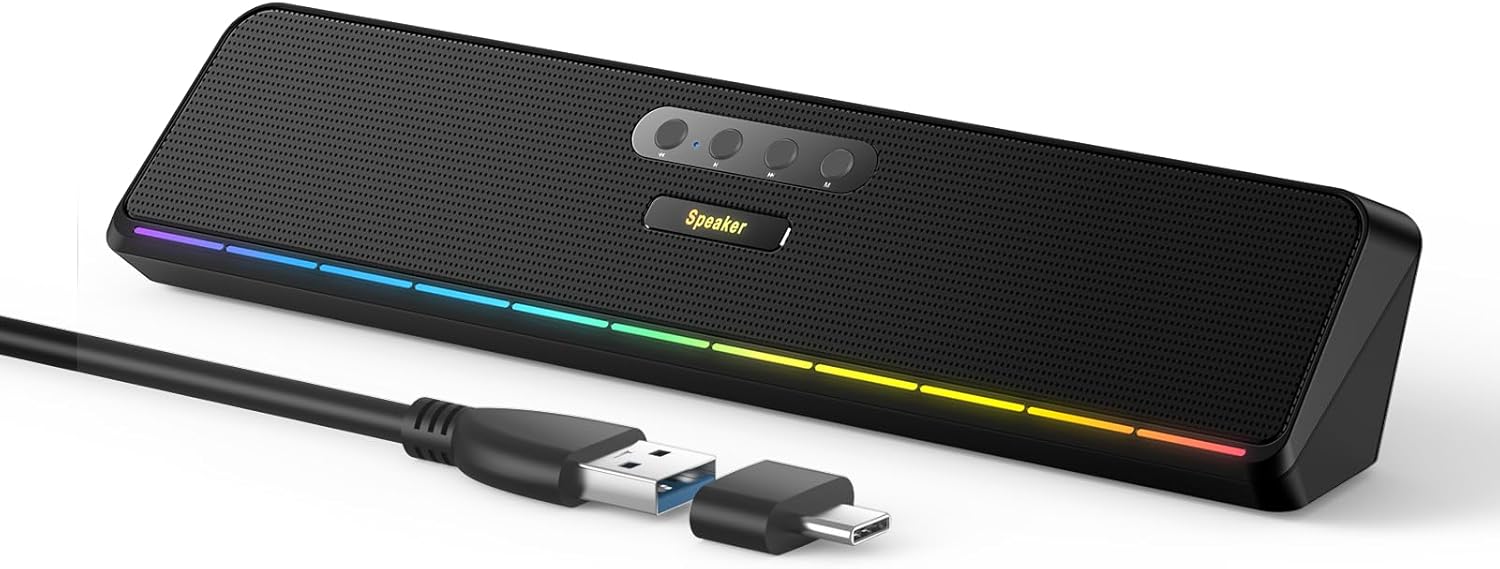 Immerse in Stereo Sound: USB Mini Speaker