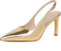 Susanny Slingback Heels for Women Pointed Closed Toe Stiletto - Dressy