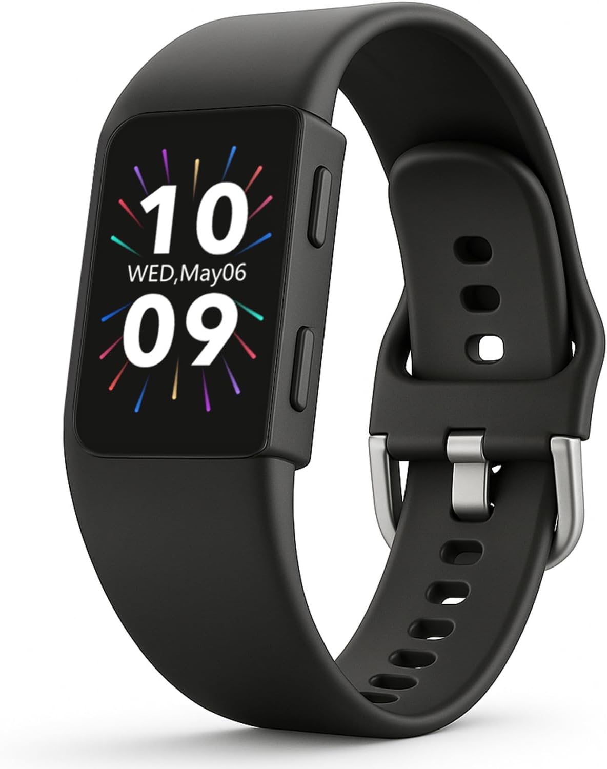 FITVII Fitness Tracker with AMOLED Display and Health Monitoring