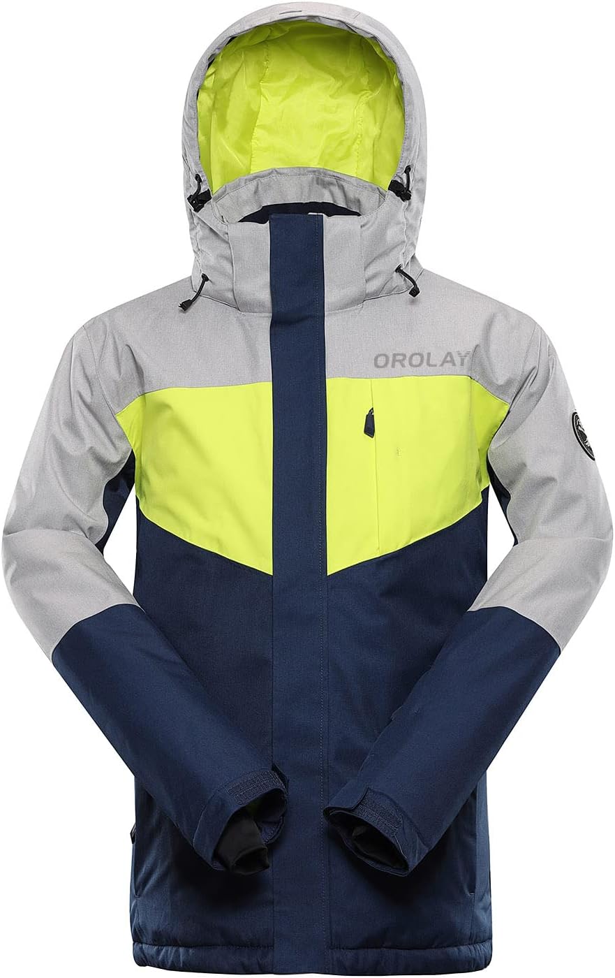 Orolay Men's Waterproof Ski Jacket - Winter Warmth