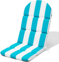 Adirondack Chair Cushion 50x19.6 in Blue Stripe - Plush Outdoor