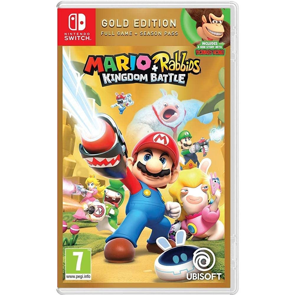 Mario Plus Rabbids Kingdom Battle Gold Edition for Nintendo Switch