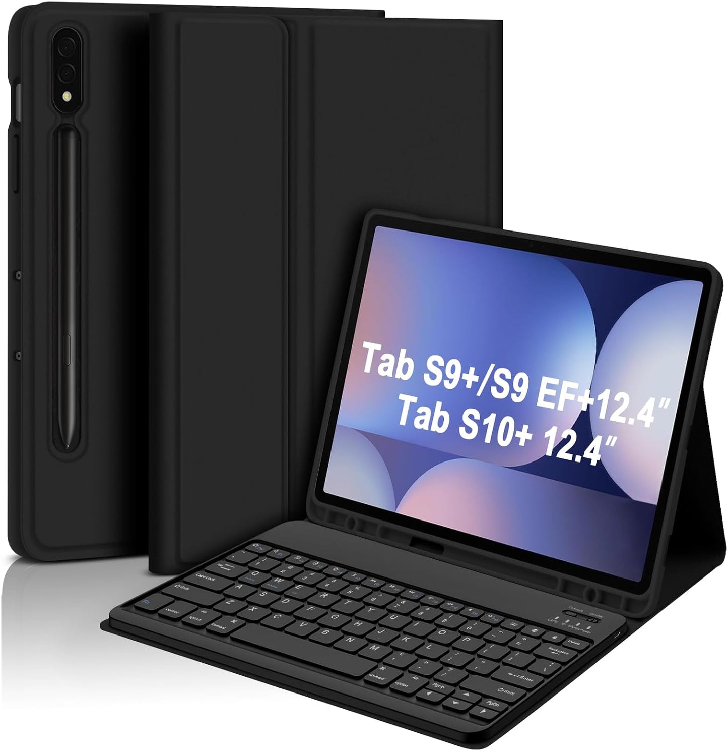 GOKOCO Keyboard Case for Samsung Galaxy Tab S10+/S9+ with S Pen Holder
