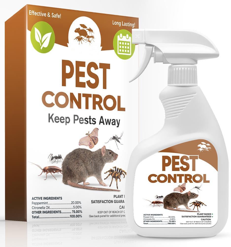Peppermint Rodent Repellent Spray - Pest Control for Home