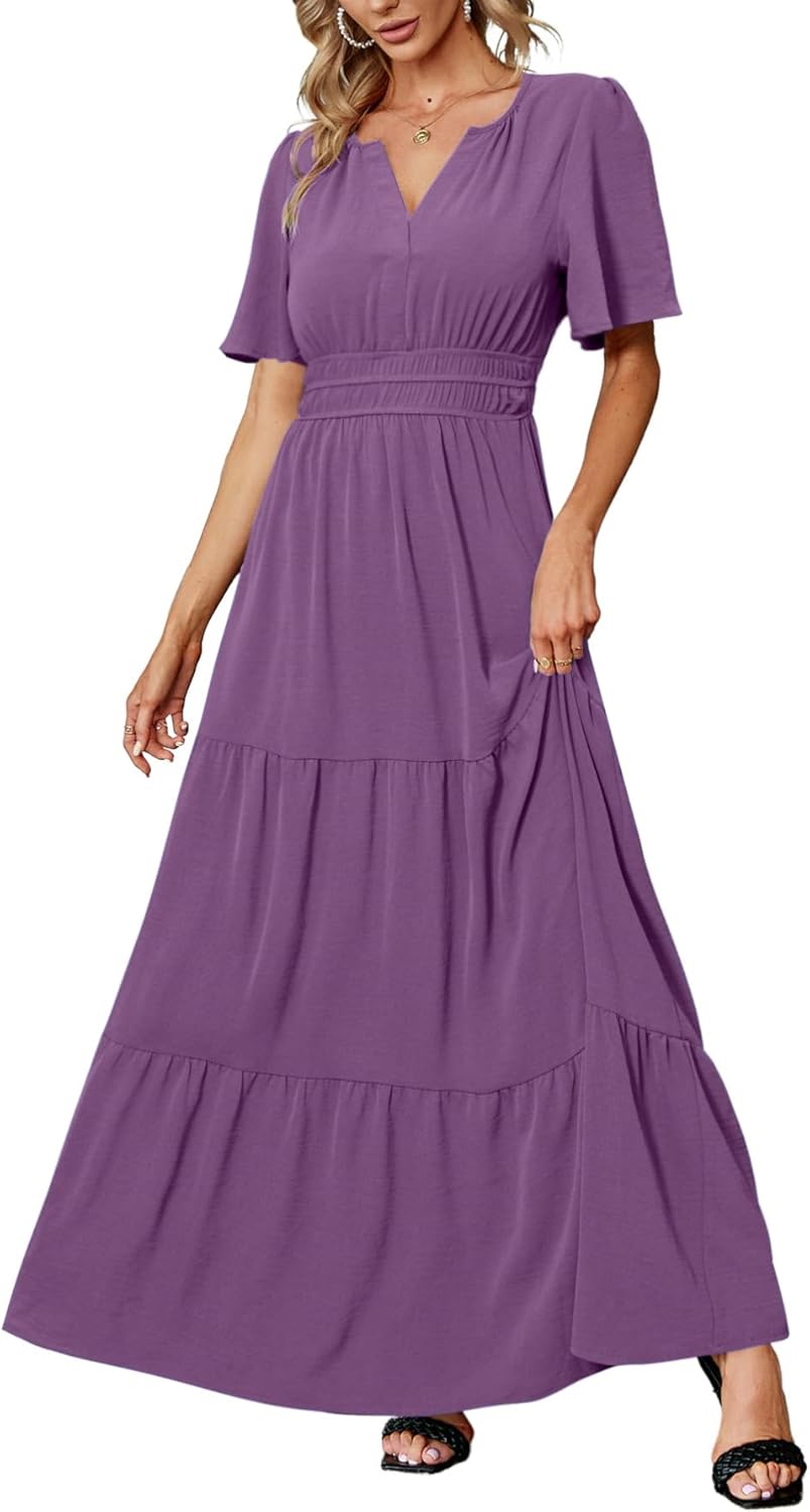 Amegoya Women's Summer Boho Maxi Dress for Every Occasion