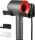 Universal Hair Dryer Holder 2Pcs - Wall Mount with Cord Storage