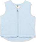 Unisex Kids and Toddlers' Recycled Polyester Puffer Vest - Lightweight