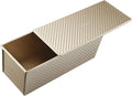 Monfish Large Pullman Loaf Pan w Lid - 2.2lb Commercial Nonstick