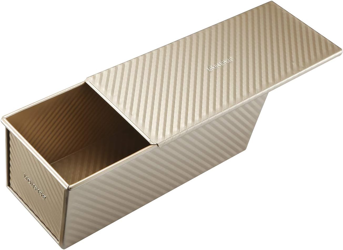 Large Pullman Bread Pan with Lid for Perfect Loaves at Home