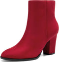 DREAM PAIRS Women's Ankle Boots Chunky Block Heel Booties - Sleek you