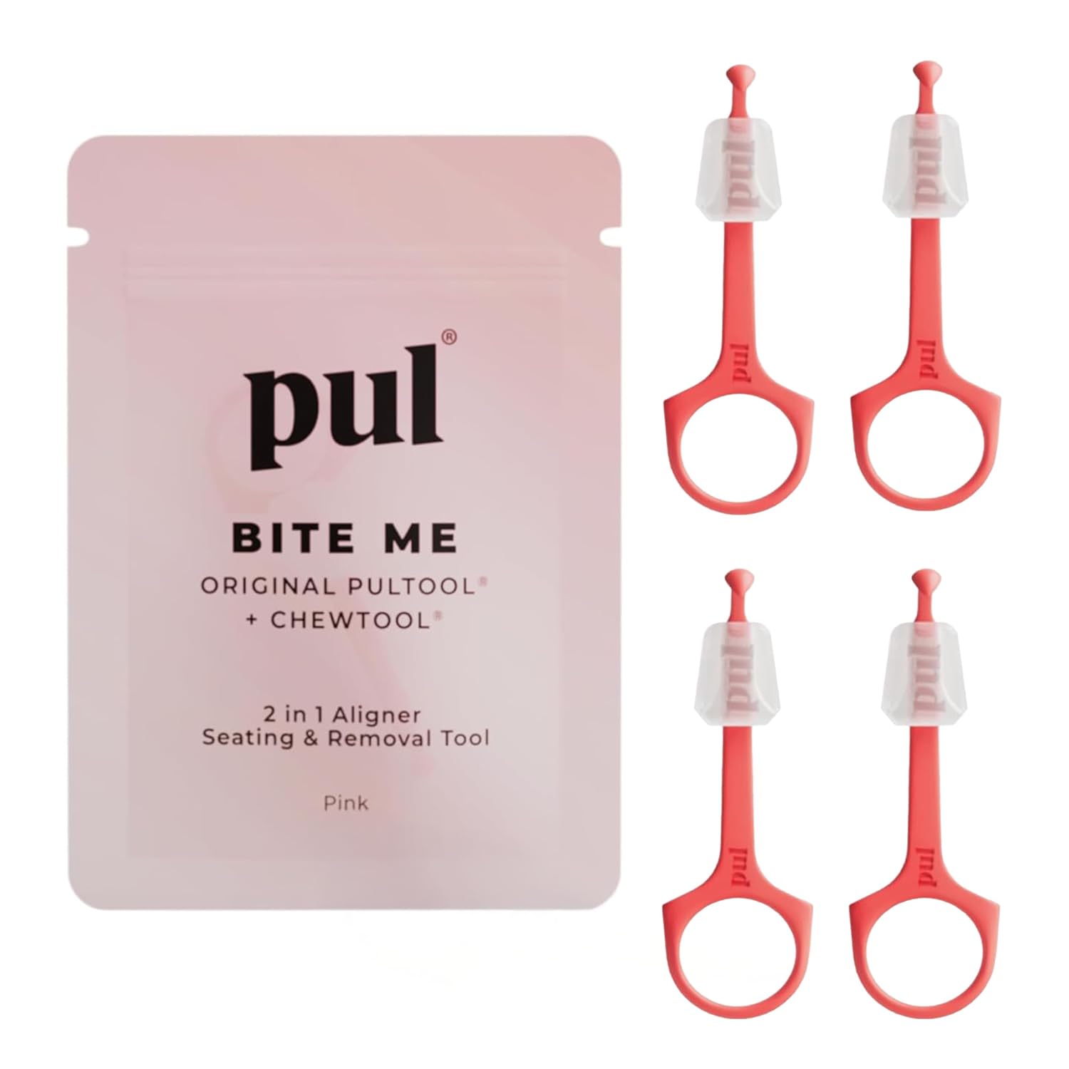 PUL 2-in-1 Aligner Seating Chewie & Removal Tool for Braces