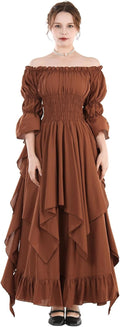 Victorian Dress Renaissance Costume for Women Gothic Witch Style