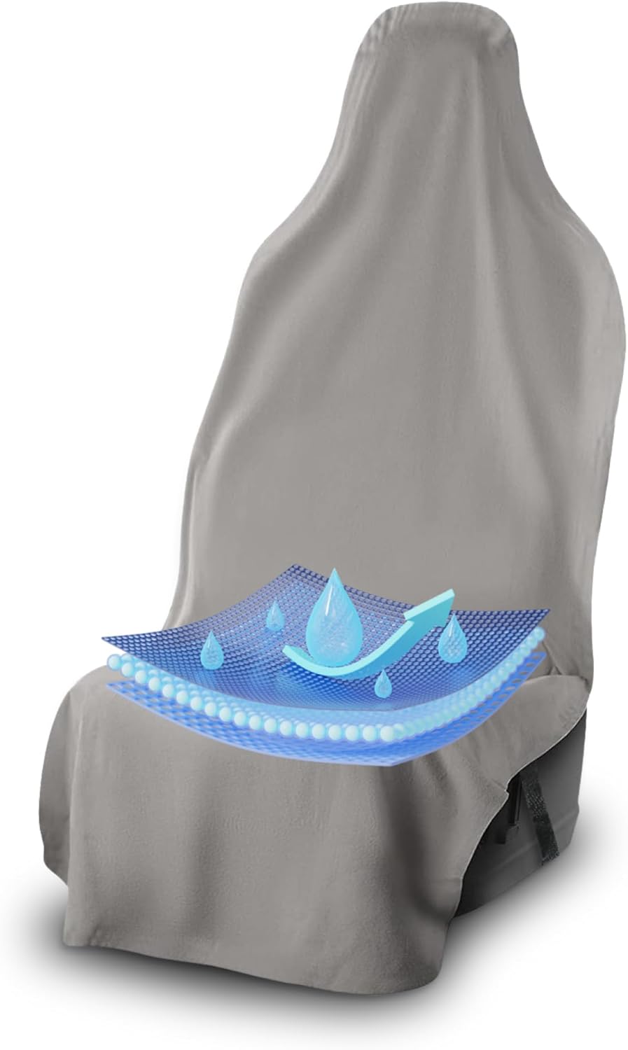 UltraSport Waterproof Towel Car Seat Cover for Active Lifestyles