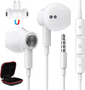 HiFi Noise-Cancelling Earphones with Mic - Galaxy & iPhone Compatible