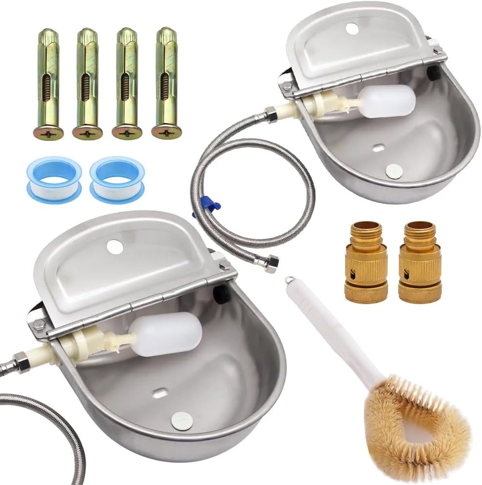 Automatic Animal Drinking Water Bowl with Float Valve System