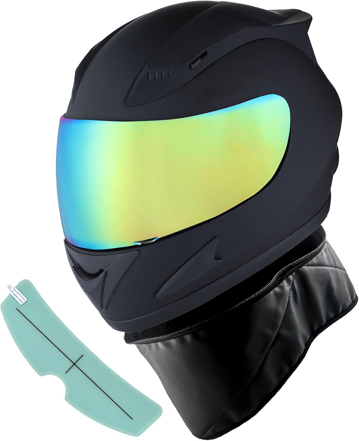 1STORM Motorcycle Full Face Helmet with Anti Fog Film and Comfort