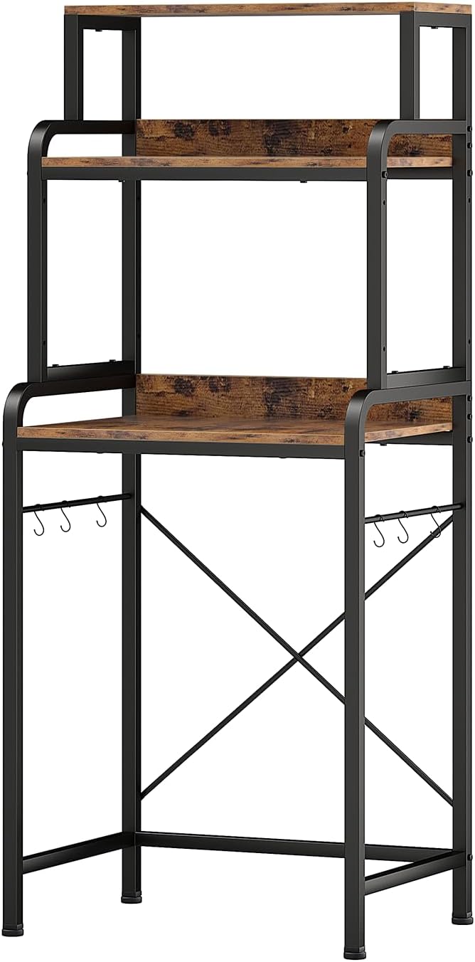 Compact 4-Tier Storage Shelf for Dorms - MILEFA